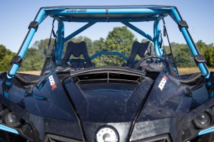 Can-Am Maverick 1000R X xc Full Windshield - Rough Country - Scratch Resistant - '17-'18 Can-Am Maverick 1000R X xc Full Windshield - Rough Country - Scratch Resistant - '17-'18